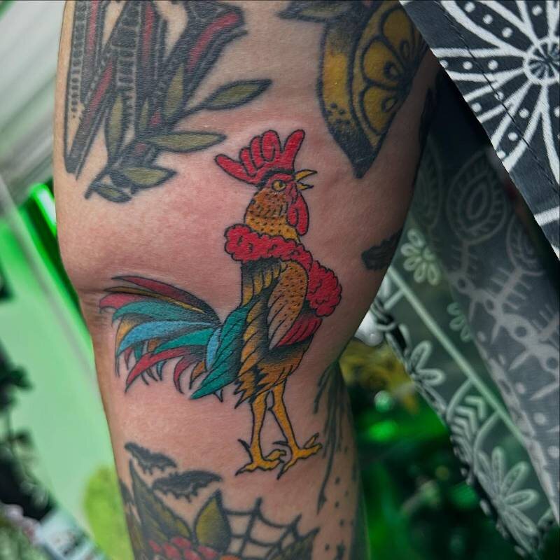 Custom Cartoon tattoo by Julian (xwildxlovex) at Ohana Tattoo Waikiki, Hawaii — work #12